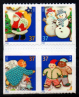 USA 2005, Scott 3957-3960, MNH, Booklet, Block Of Four, Christmas - Unused Stamps