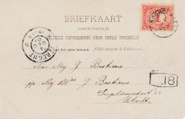 1901 Kleinrond Noordlaren Naar Utrecht (ansicht Entree Zuidlaren Vanaf Groningen) - Cartas & Documentos