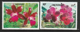 WALLIS Et FUTUNA - N°837/8 ** (2015) Fleurs : Orchidées - Ongebruikt