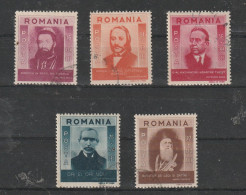 1943 - Chiffres De Transylvanie II Mi No 777/781 - Gebruikt