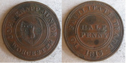 John Knapp Junior "vigornia 'Worcester Half Penny Token 1813 - Buitenlandse Handel, Proeven, Tweede Merken