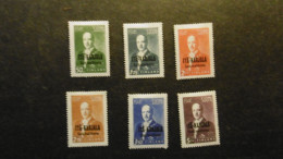 Finnland Ostkarelien Mi. 16/21 */Erstfalz - Local Post Stamps