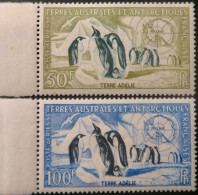 LP3039/63 - T.A.A.F. - 1956 - POSTE AERIENNE - N°2 à 3 NEUFS** BdF - Cote (2024) : 120,00 € - Unused Stamps