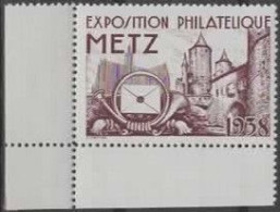 FRANCE :1938: Vignette / Cinderella – Postfris / Neuve / MNH : ## Exposition Philatélique – METZ ## : - Expositions Philatéliques