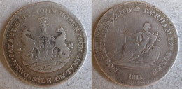 Northumberland - John Robertson's Newcastle Upon Tyne 1 Shilling 1811,en Argent - Buitenlandse Handel, Proeven, Tweede Merken