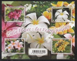 WALLIS Et FUTUNA - Bloc N°F892 ** (2018) Fleurs : Les Frangipaniers - Neufs