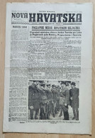 Nova Hrvatska 1944 Br. 90 NDH Croatia Ustasa Newspaper Ante Pavelic, Kasina Prepustovec Sesvete, Slavko Štancer - Autres & Non Classés