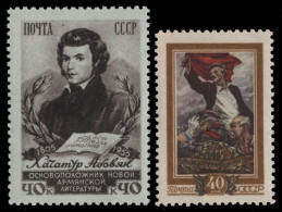Russia / Sowjetunion 1956 - Mi-Nr. 1807 A & 1808 ** - MNH - 2 Ausgaben - Neufs