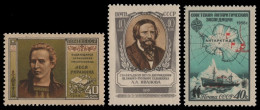 Russia / Sowjetunion 1956 - Mi-Nr. 1870, 1874 & 1891 ** - MNH - 3 Ausgaben - Neufs