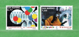San. MARINO **- 2004 - Carnevale Di VENEZIA. Unif.1979/80. - Unused Stamps