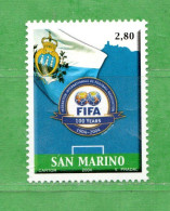 San. MARINO **- 2004 - Centenario Della FIFA. Unif.1990. - Ongebruikt
