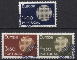 Portugal 1970 Europa CEPT Geflecht 1092/94 Gestempelt - Used Stamps