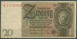 Dt. Reich 20 Reichsmark 1929, DEU-184a Serie I/E, Fast Kassenfrisch (K1516) - 20 Mark