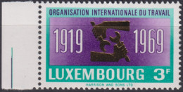 1969 Luxemburg 50th Anniversary Of The International Labor Organization ** Mi:LU 792, Sn:LU 479, Yt:LU 740, Sg:LU 840, - Nuevos