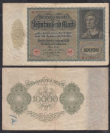 Reichsbanknote 10000 Mark 1922 Ro 68b - Pick 71 F- (4-)  Serie: K  (32382 - Other & Unclassified