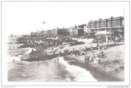 MARINE PARADE AND BEACH WORTHING 1906  WEST SUSSEX LIBRARY REPRO UNUSED SMALL SIZE POSTCARD - Worthing