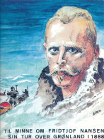 6 Polar Expeditions: Dr. Fridtjof NANSEN / FRAM Leaving Bergen 2.07.1893/Snowstorm/ Nansen Over Greenland 1888 -1988 - Ausstellungen