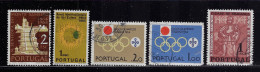 PORTUGAL  1964  SCOTT#929,934,936,937,945  USED - Used Stamps