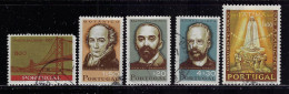 PORTUGAL  1966  SCOTT#976,983,986,990,997  USED - Used Stamps