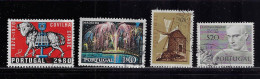 PORTUGAL  1968-70  SCOTT#1028,1078,1088,1097  USED - Used Stamps