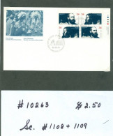 Mounted Police Montée; GRC / RCMP; Pacifistes De L'Ouest / Peacemakers Of The West; Premier Jour / First Day (10263) - Storia Postale