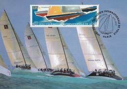 2007 " 100 ANS DE LA FEDERATION INTERNATIONALE DE VOILE " Sur Carte Maximum  N° YT 4050. Parf état. CM A Saisir !!! - Andere & Zonder Classificatie