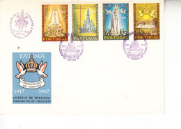 PORTOGALLO  1967 - Fatimaficato 1010/3 - Annullo Speciale - FDC