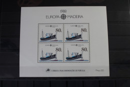 Portugal Madeira Block 9 Mit 118 Postfrisch #VJ970 - Madeira