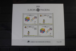 Portugal Madeira Block 10 Mit 125-126 Postfrisch #VJ976 - Madeira