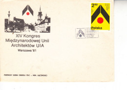 POLONIA  1981 - Yver  2555 Architettura - FDC