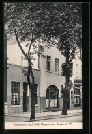 AK Rheine I. W., Restaurant Und Café Flügemann  - Rheine