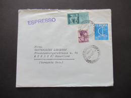 Italien 1967 Espress Beleg 150 Lire Espresso Marke Abs. Stp. Alfredo Bianchi Milano - Menden Sauerland - 1961-70: Marcofilia