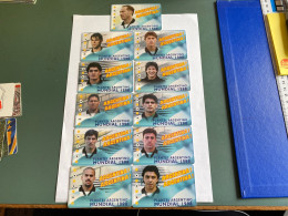 - 12 - Argentina Chip Football Mundial 1998 Serie With 11 Phonecards - Argentina
