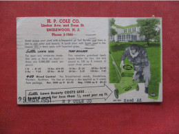 Scotts Lawn Seed Englewood Nj.  Ref 6428 - Altri & Non Classificati