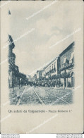 Bt118 Cartolina Un Saluto Da Valguarnera Piazza Umberto I Provincia Enna Sicilia - Enna