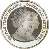 Îles Vierges Britanniques, 1 Dollar, 1 Oz, Life Of Queen Elizabeth, 2022 - Jungferninseln, Britische