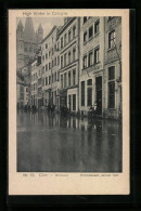 AK Cöln, Hochwasser 1920, Bollwerk  - Overstromingen