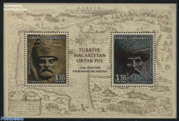 Türkiye 2016 Battle Of Szigetvar S/s, Joint Issue Hungary, Mint NH, History - Various - History - Joint Issues - Maps - Sonstige & Ohne Zuordnung