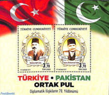 Türkiye 2017 Joint Issue Pakistan S/s, Mint NH, Various - Joint Issues - Sonstige & Ohne Zuordnung