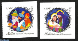 Greece 2023 Christmas 2v S-a, Mint NH, Religion - Christmas - Unused Stamps