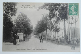 Cpa 1916 FLOGNY Yonne La Route De La Chapelle - MAY26 - Flogny La Chapelle