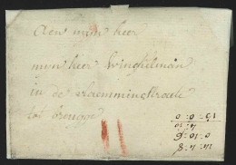 L 1774 De ST Denys Port II à La Craie Rouge Pour Bruges - 1714-1794 (Pays-Bas Autrichiens)