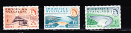 STAMPS-RHODESIA&NYASALAND-UNUSED-MH*-SEE-SCAN - Rhodesia & Nyasaland (1954-1963)