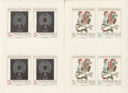 TCHECOSLOVAQUIE - 2 Feuillets N°2046/7 ** (1974) Trésors Du Châteu De Prague - Neufs