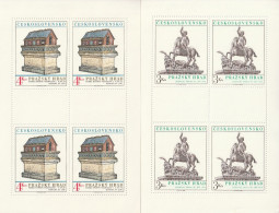 TCHECOSLOVAQUIE - 2 Feuillets N°2497/8 ** (1982) Trésors Du Château De Prague - Nuevos