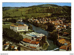 09 SAINT GIRONS Vue Aérienne N°86 36 Centre D'apprentissage Piscine Terrain De Rugby Et Basket Grande Cheminée VOIR DOS - Saint Girons