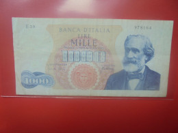 ITALIE 1000 LIRE 1962-68 Signature "D" Circuler (B.34) - 1.000 Lire