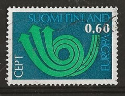 Finland 1973 Europa: Stylized Posthorn, Mi  722  Cancelled(o) - Oblitérés