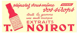 Buvard 20.8 X 9 T. NOIROT (4) Extraits Pour Préparation De Sirop - Lebensmittel
