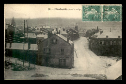 55 - MONTMEDY - SOUS LA NEIGE - EDITEUR COURVOUX - Montmedy